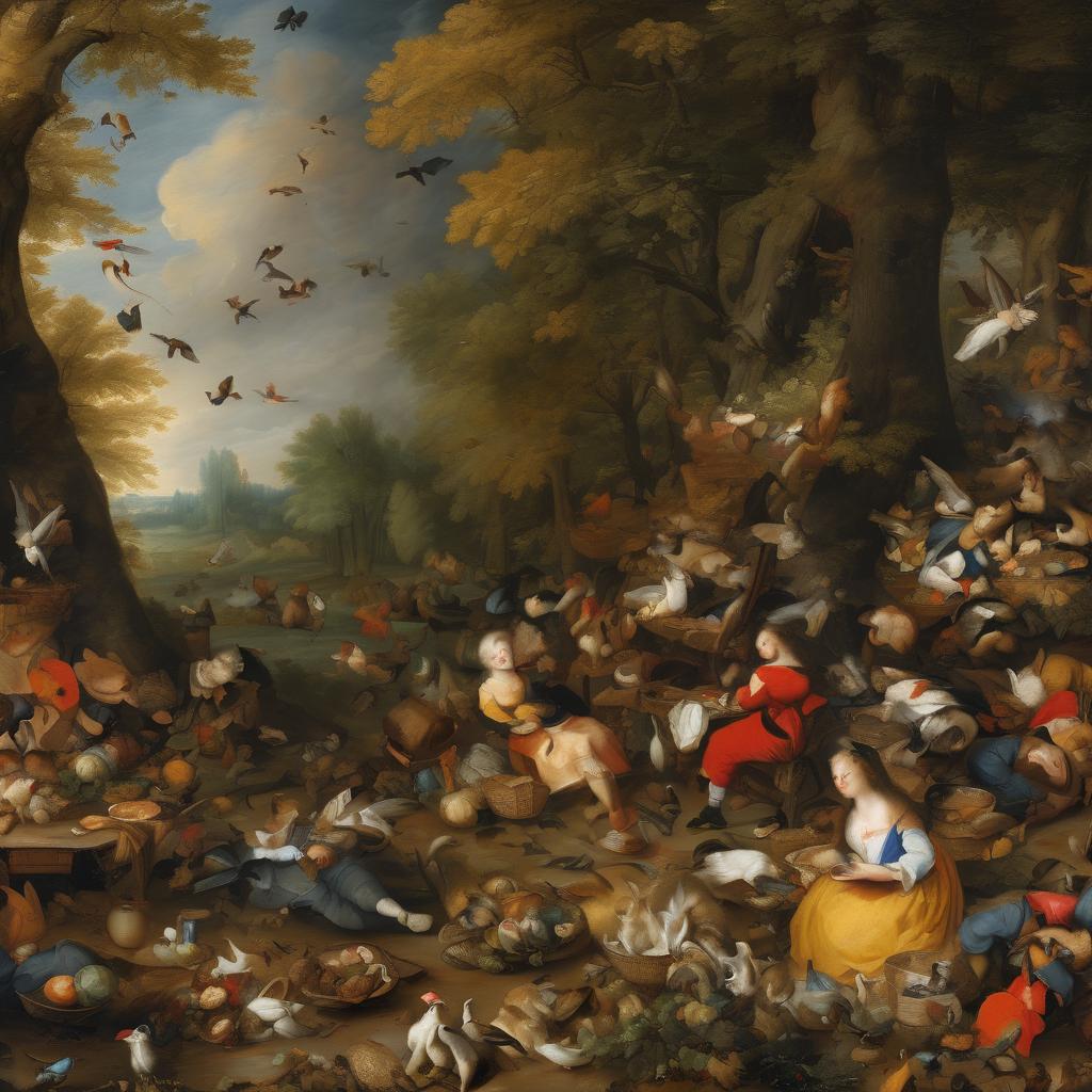 Ο Καλλιτεχνικός Στιλ του Abraham BRUEGHEL